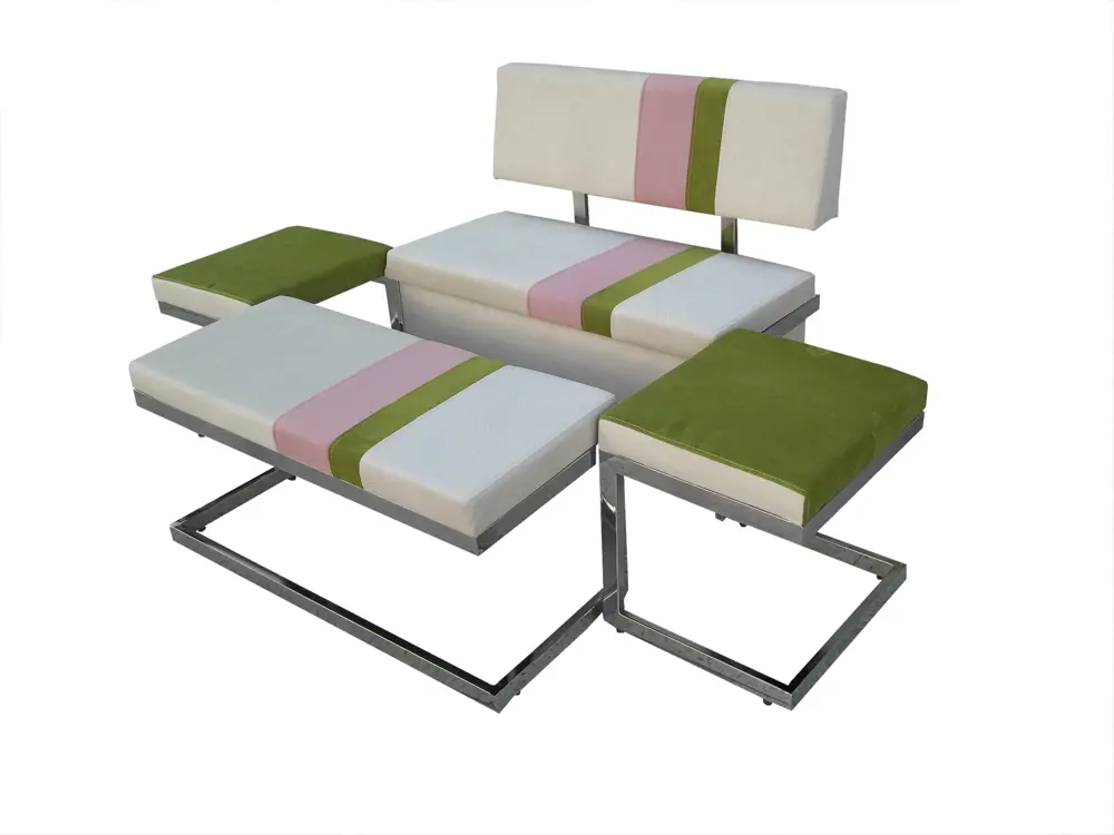 Bank Loca Köşe 13757 takım Model Metal Çelik Nikelaj tay tüy kuma