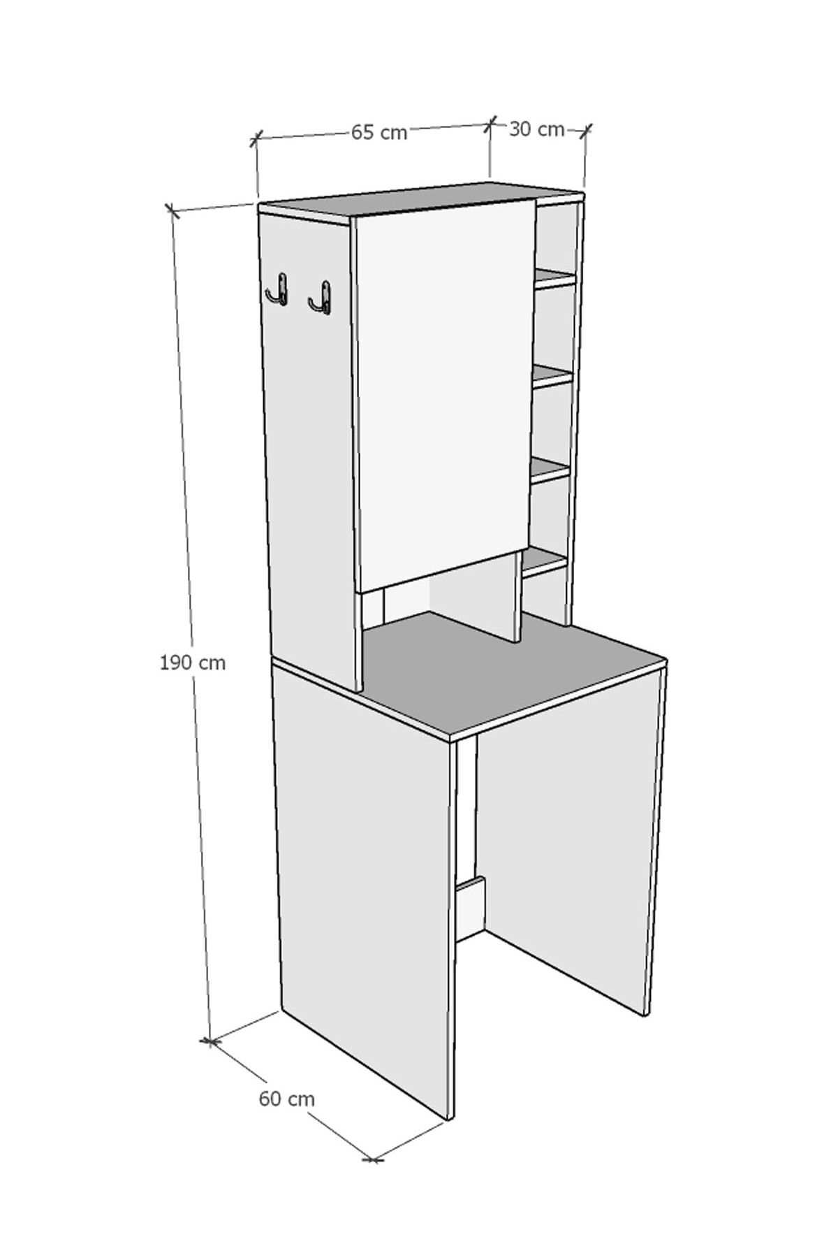 Asra Trend Banyo Dolabı Bd-02 Antrasit