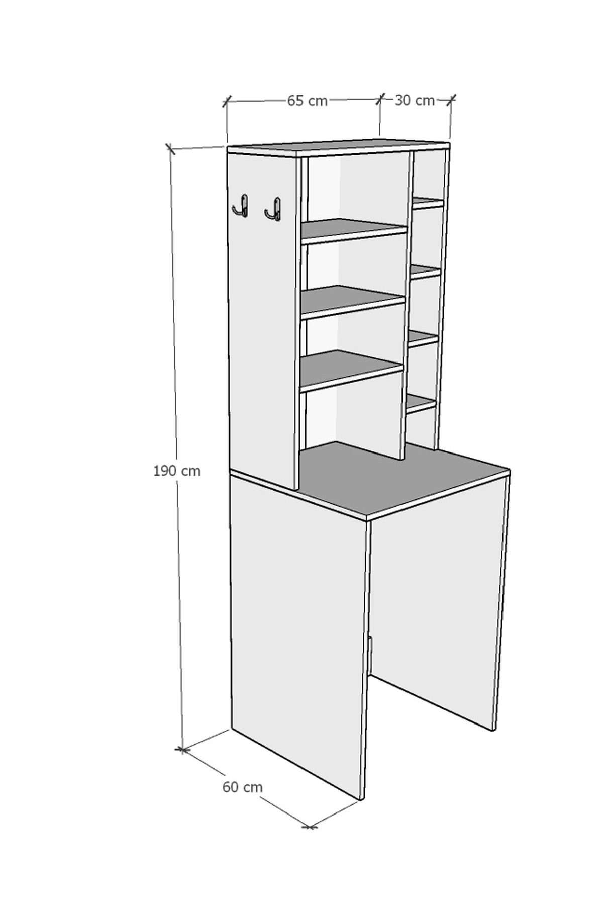 Asra Trend Banyo Dolabi Bd-03 Sonoma
