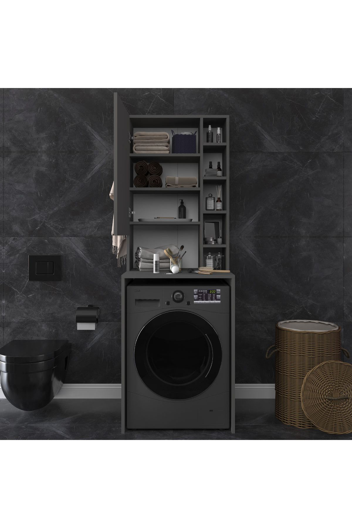 Asra Trend Banyo Dolabı Bd-02 Antrasit