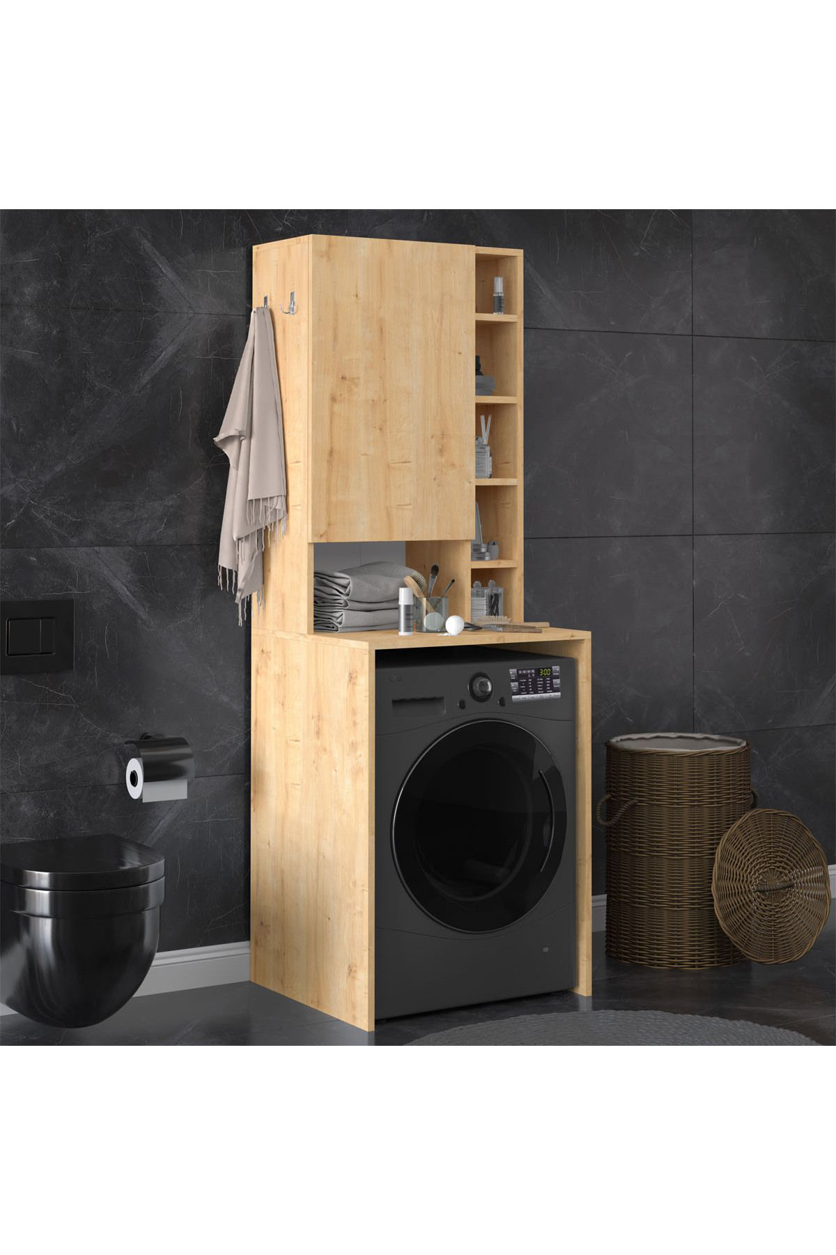 Asra Trend Banyo Dolabı Bd-02 Safir Meşe Asra Trend Banyo Dolabı Bd-02 Safir Meşe