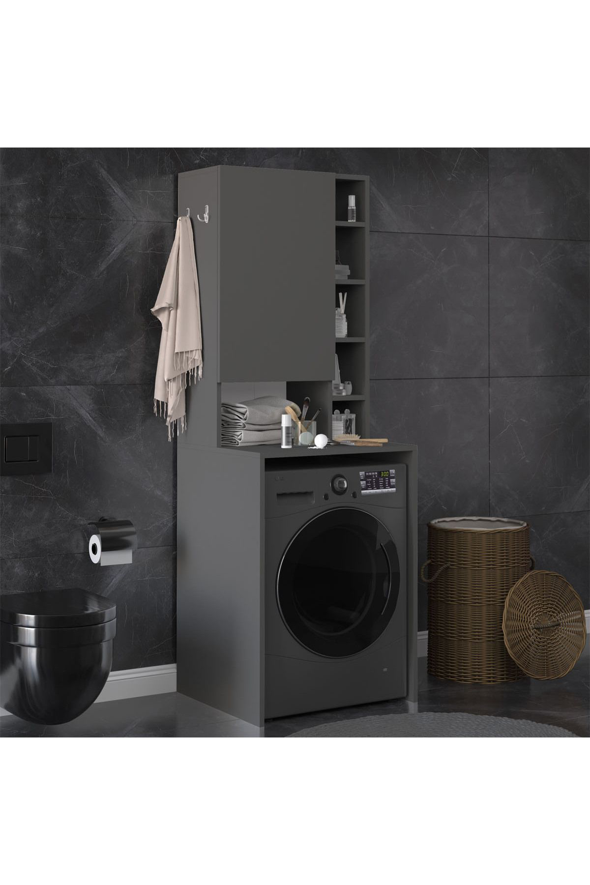 Asra Trend Banyo Dolabı Bd-02 Antrasit