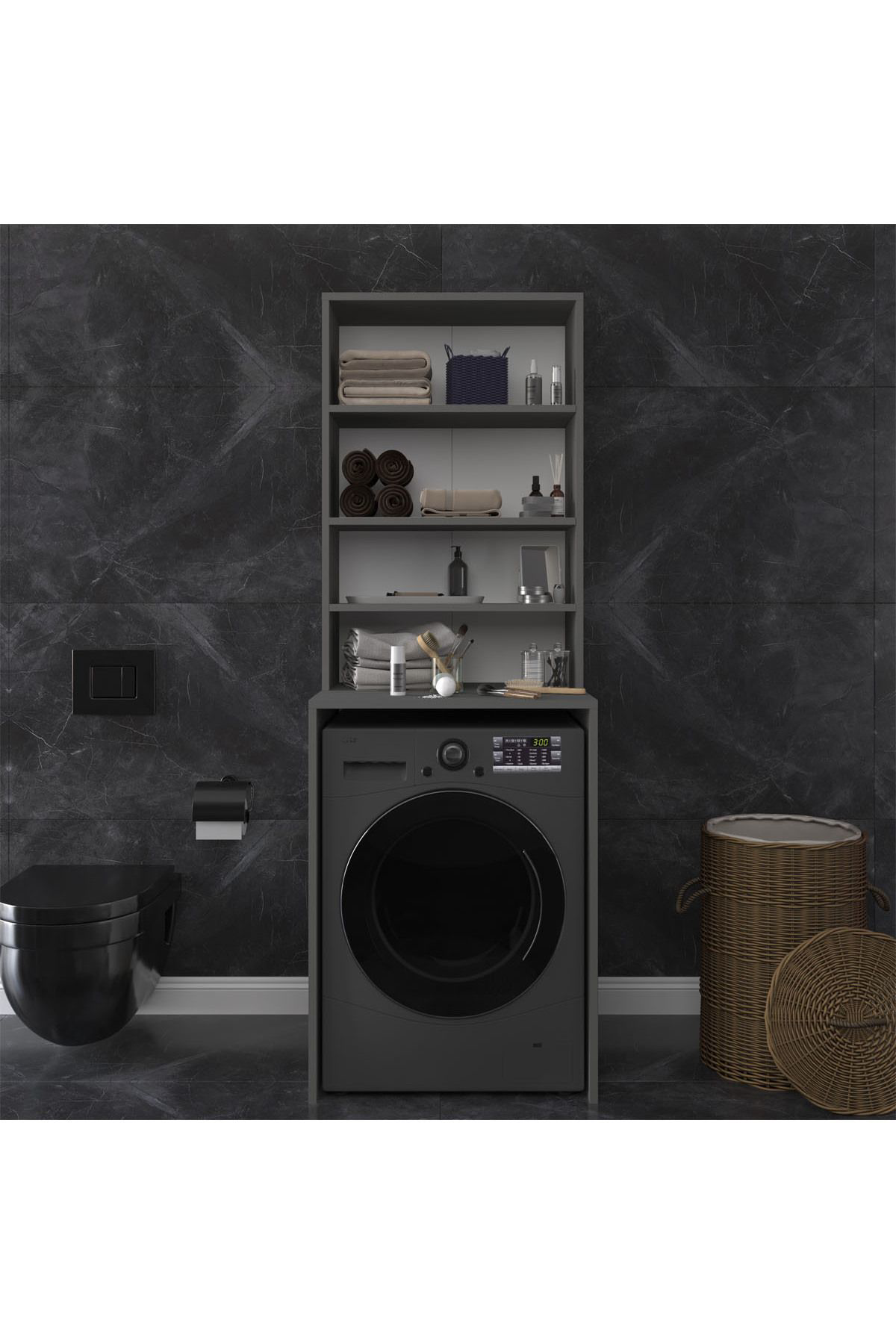 Asra Trend Banyo Dolabi Bd-04 Antrasit