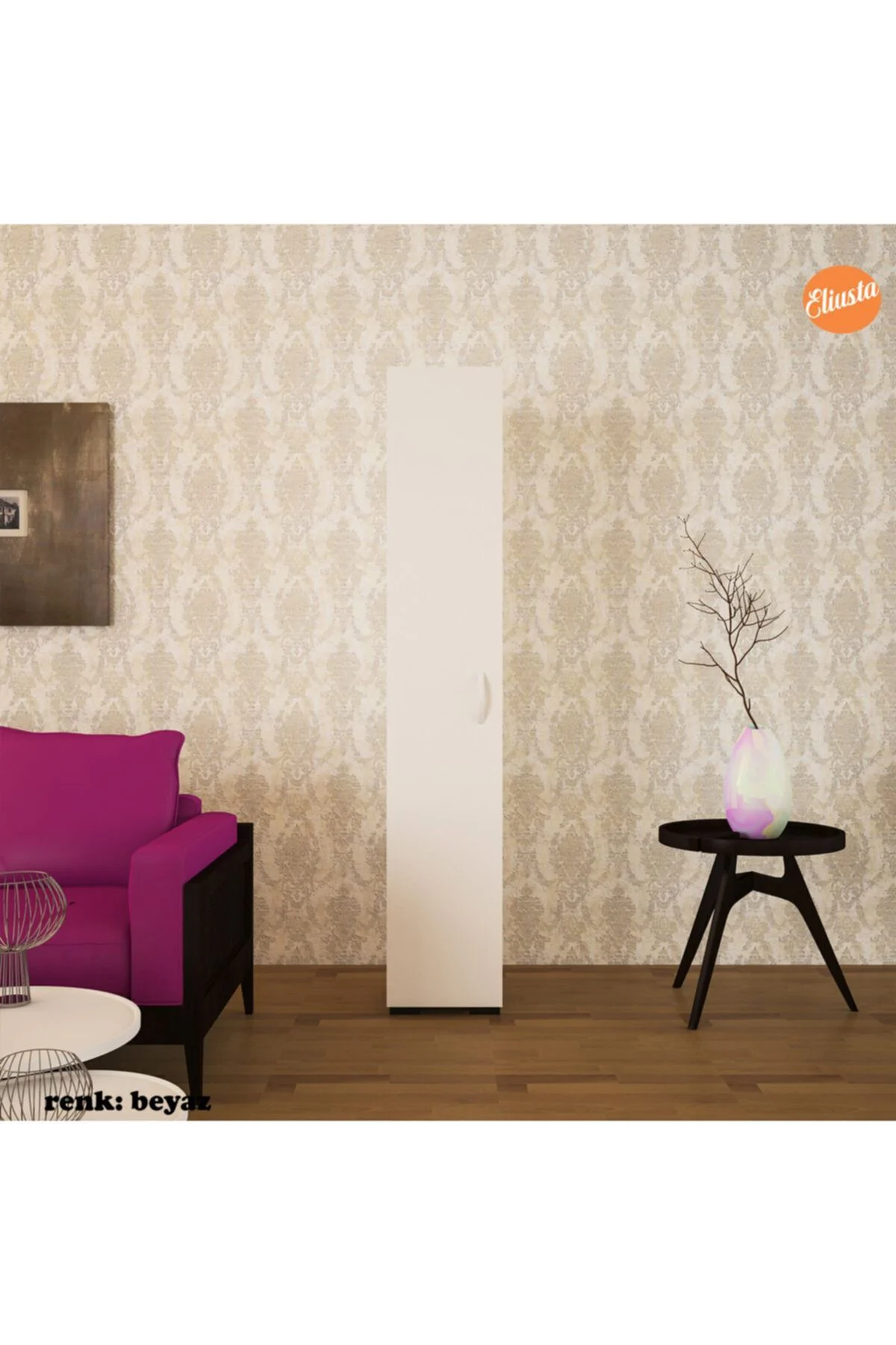 Banyo Dolabı Çok Amaçlı Dolap 5 Raflı Mutfak Dolabı Ofis Dolabı T
