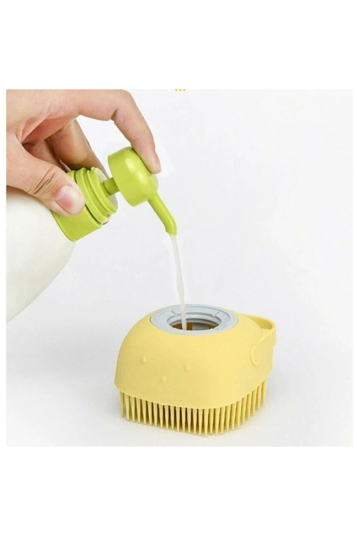 Banyo Duş Kesesi Sabun Duş Jeli Hazneli Masaj Fırçası Lif Kese Do