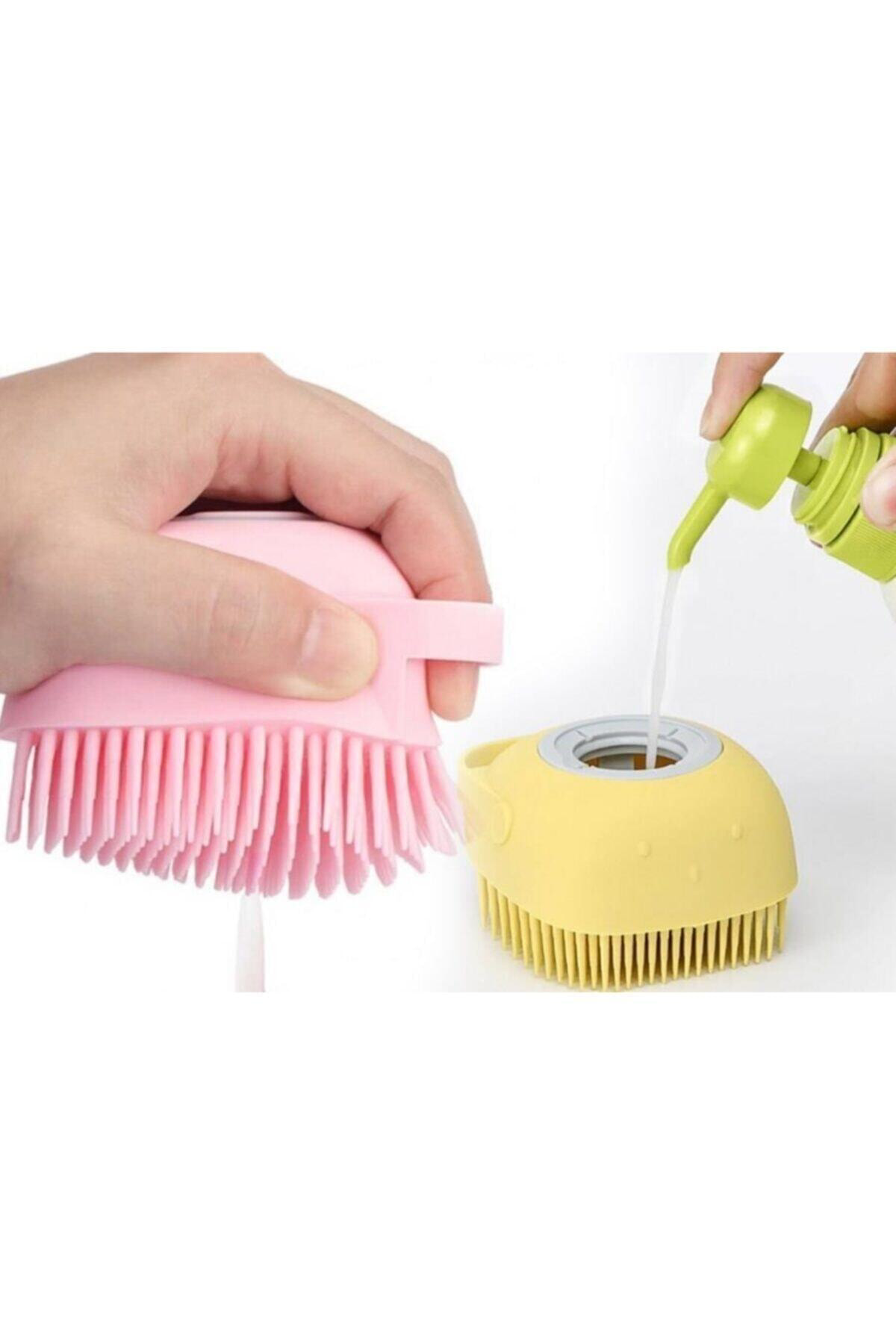 Banyo Duş Kesesi Sabun Duş Jeli Hazneli Masaj Fırçası Lif Kese Do