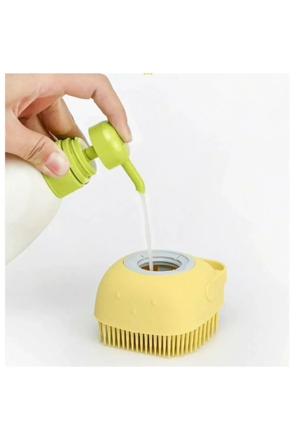 Banyo Duş Kesesi Sabun Duş Jeli Hazneli Masaj Fırçası Lif Kese Do