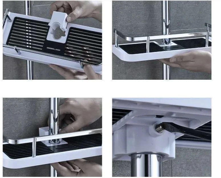 Banyo Duş Rafı Şampuanlık Sabunluk Organizer Banyo Duş Rafı Şampuanlık Sabunluk Organizer
