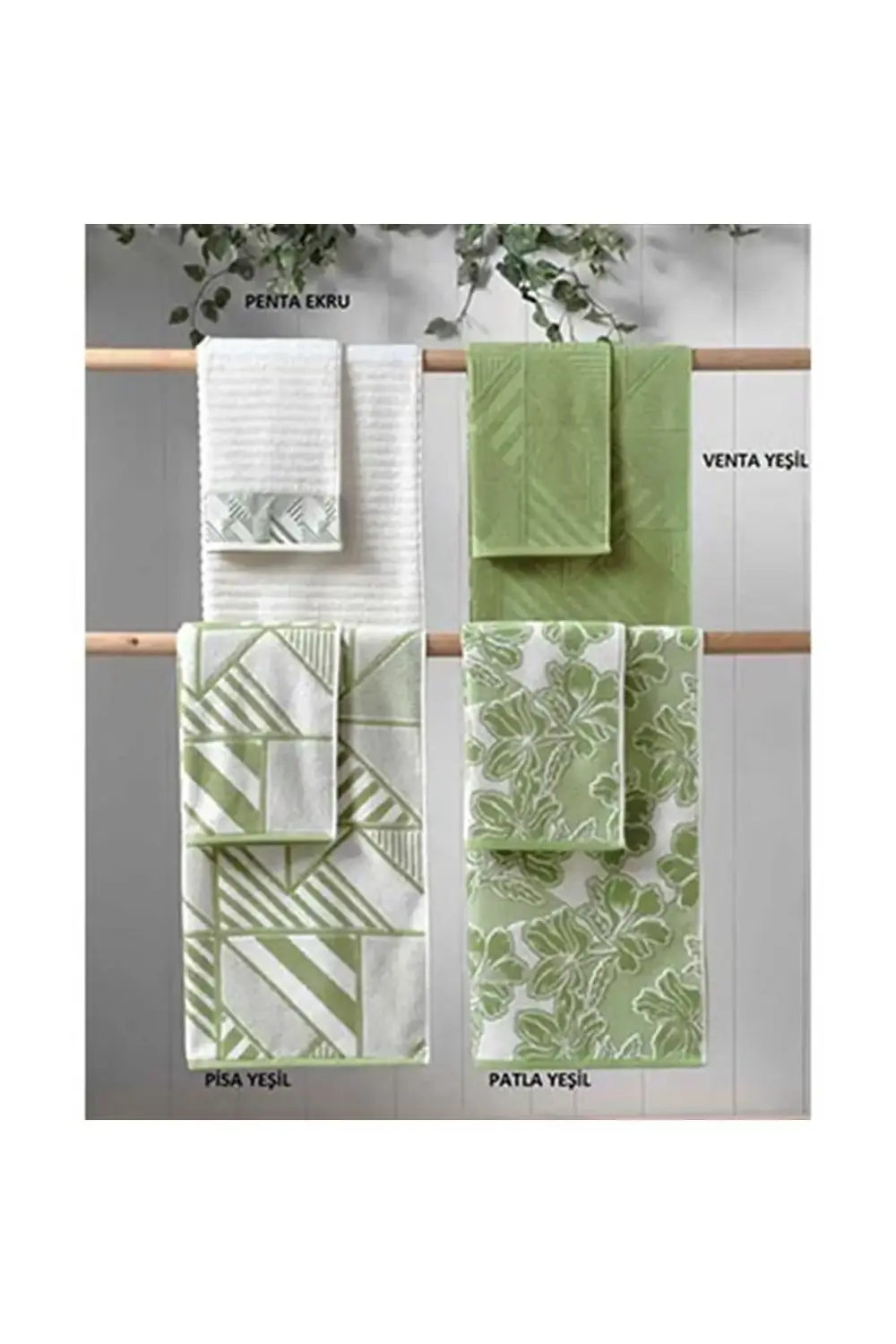 Sarev Banyo Havlu 80*150 Cm Penta Ekru