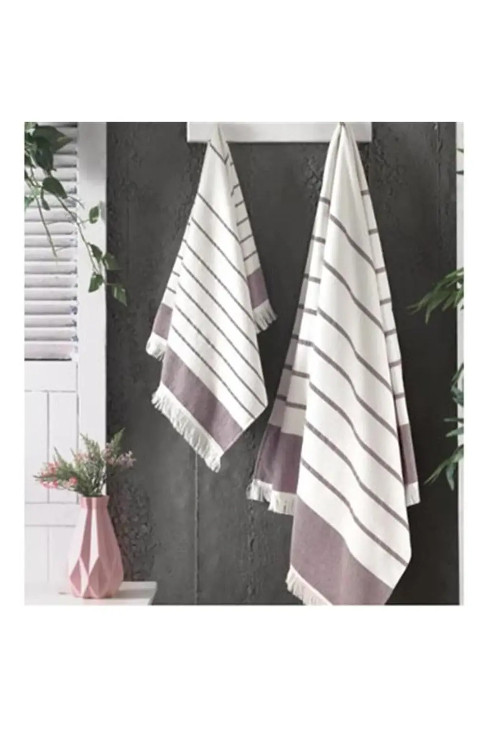 Banyo Havlu 80*160 Cm Bogo Bordo