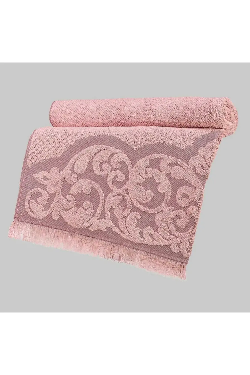 Banyo Havlu 90*150 Cm Tomris Pembe