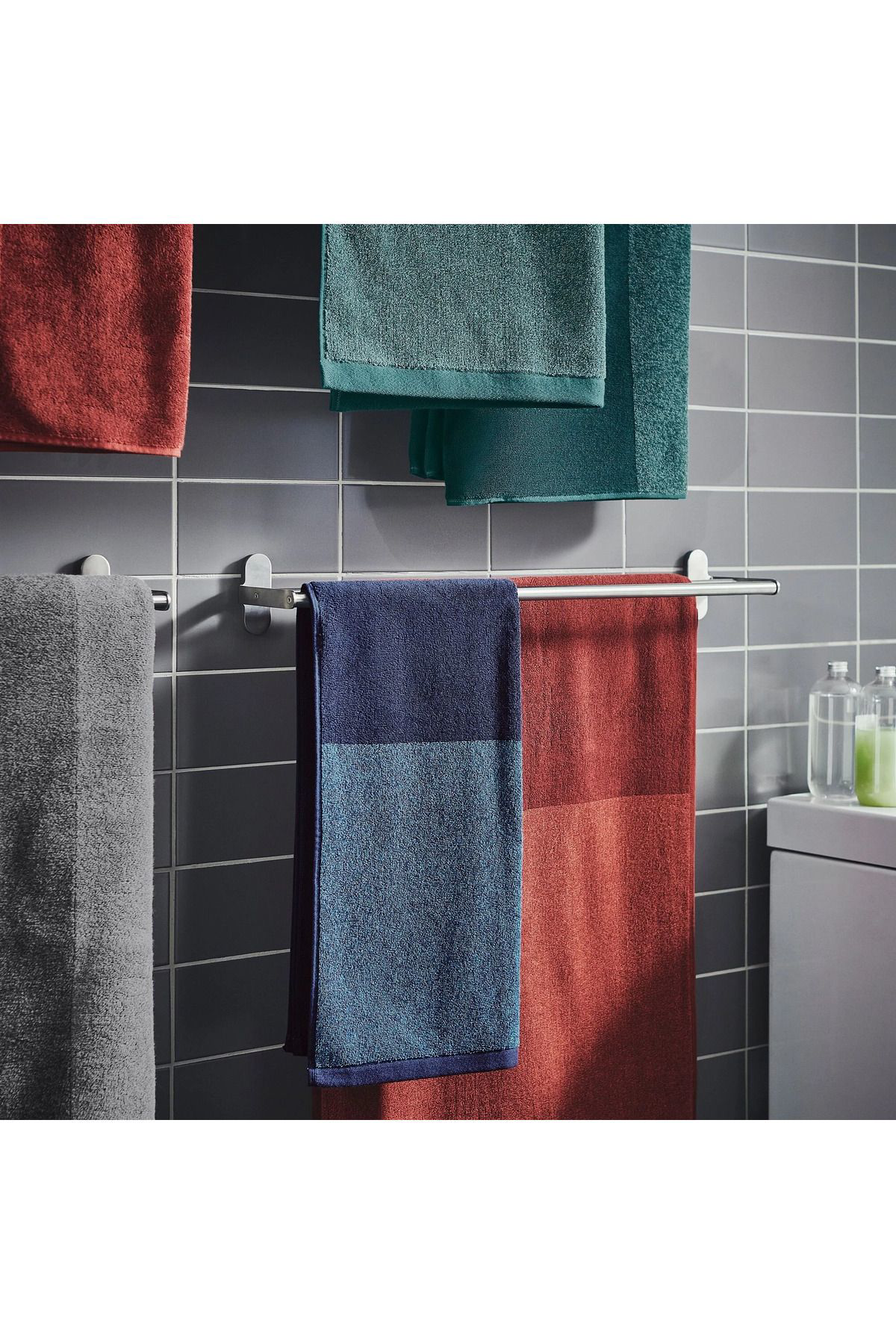 İkea Banyo Havlusu, Kırmızı, 70X140 Cm, Hımlean