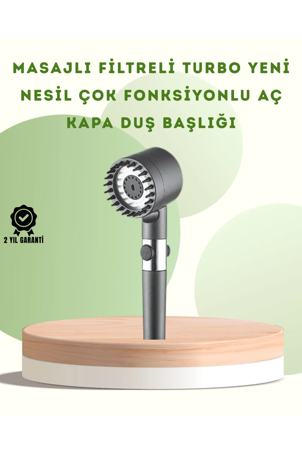Banyo İçin Filtreli Duş Başlığı Pratik Kullanım