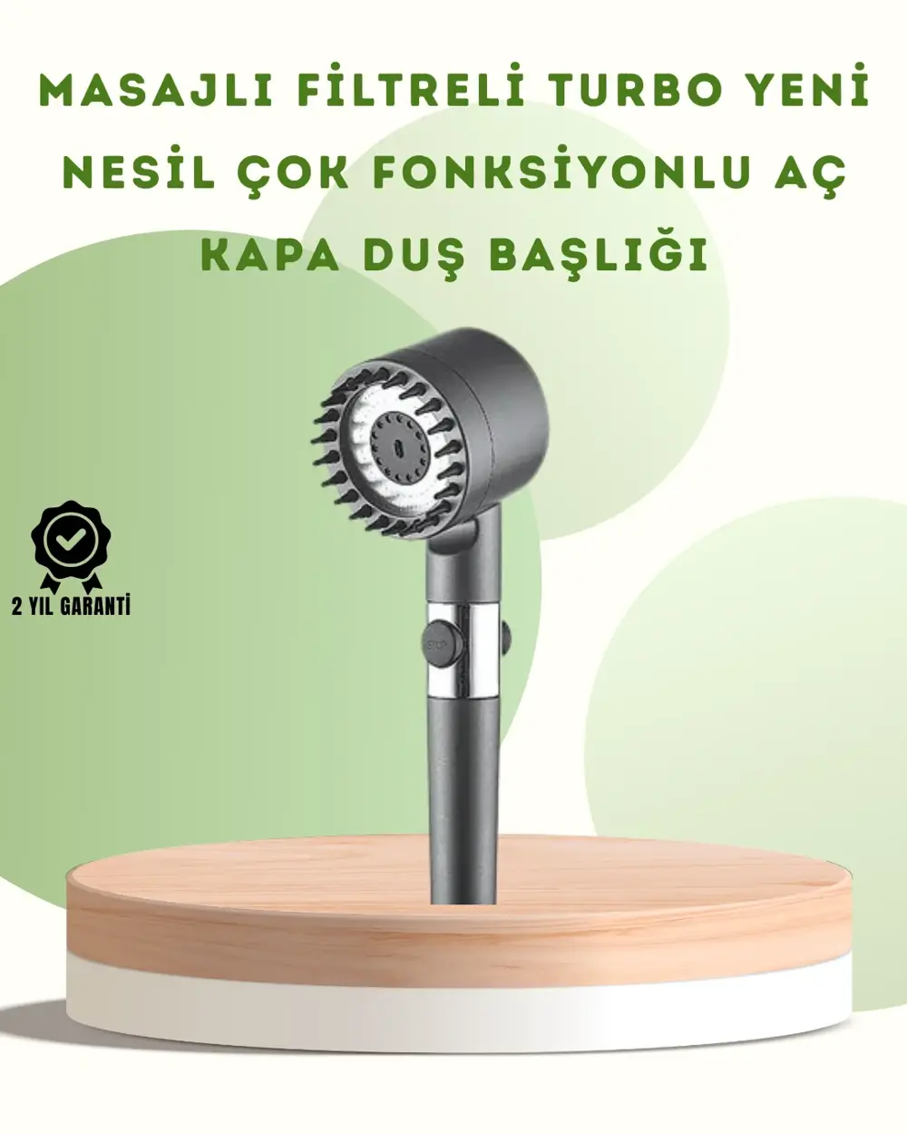 Banyo İçin Filtreli Duş Başlığı Pratik Kullanım