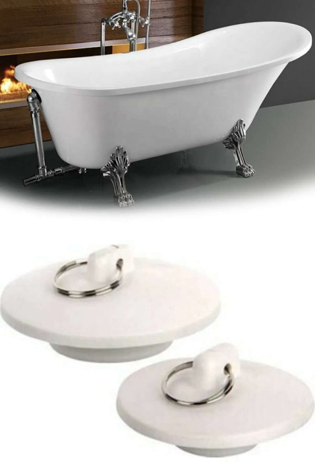 Just Cheap Store Banyo Küvet Lavabo Tipasi Lavabo Gider Tikaci 2Li