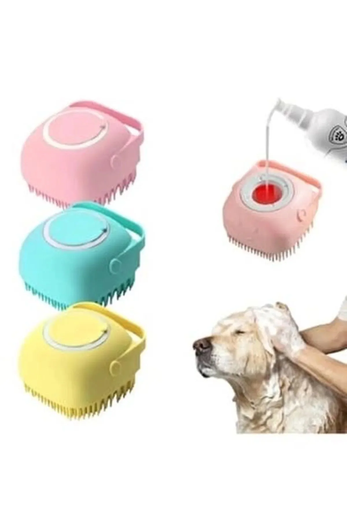 Banyo Lifi Banyo Kesesi Sırt Kesesi Silikon Kese Lif Hazneli