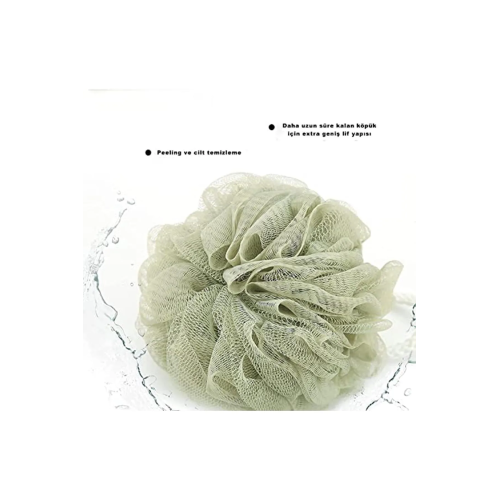 Banyo Lifi Yumuşak Top Lif Naturel Ponpon Banyo Lifi 35 Gr Yumuşa