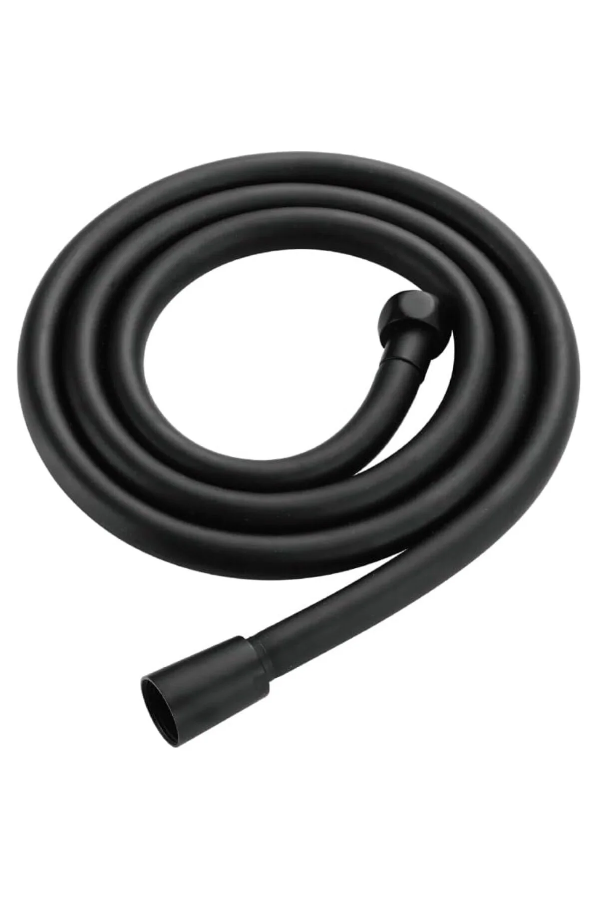 Banyo Mat Siyah Pvc Hortum Duş Spirali 150cm Tüm Duş Başlıklarıyl