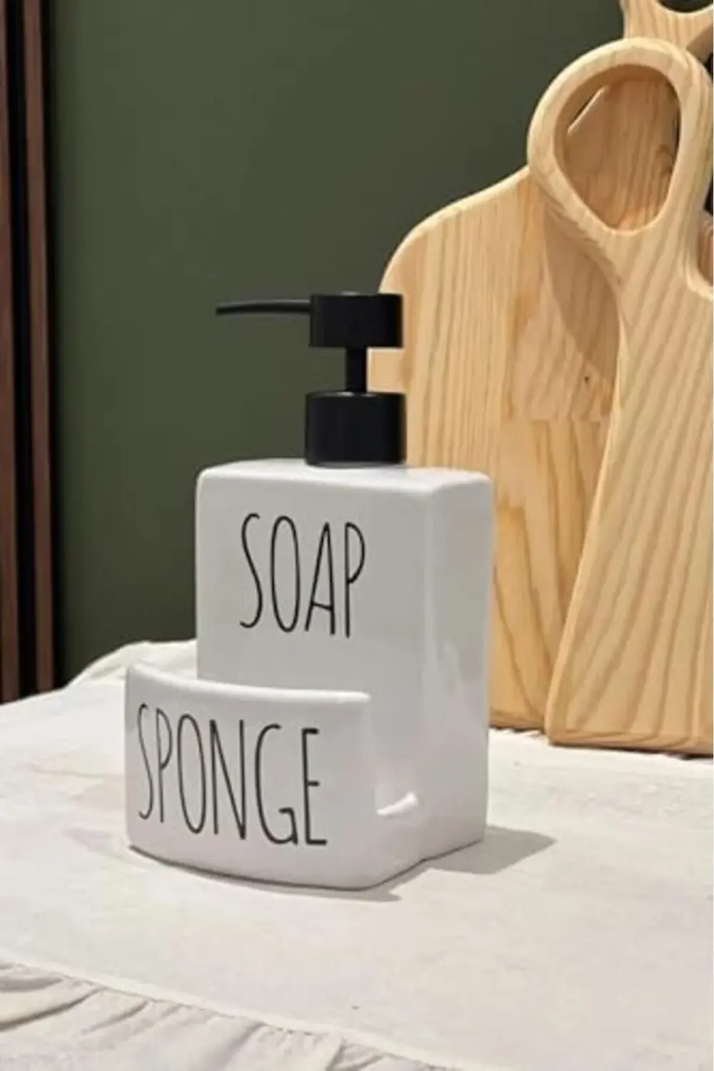 Banyo Mutfak Sıvı Katı Sabunluk Beyaz 1178227