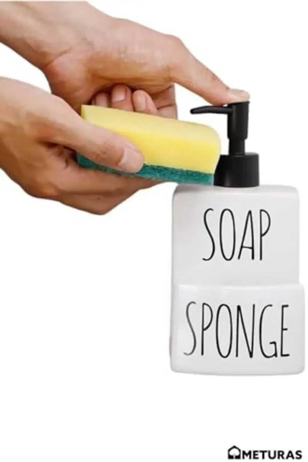 Banyo Mutfak Sıvı Katı Sabunluk Beyaz 1178227