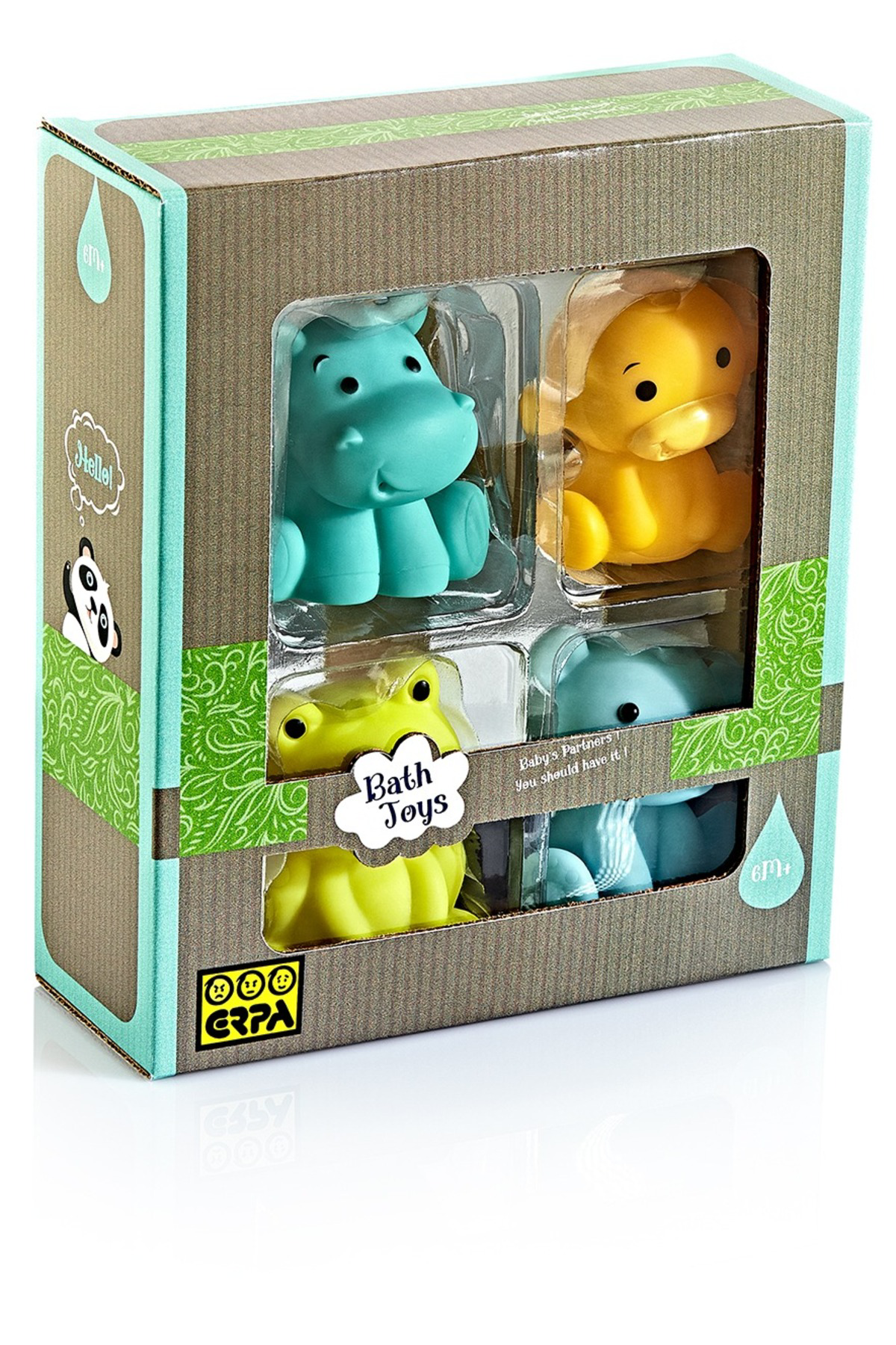 Oyuncak Store Banyo Oyuncaklari 4 Lü Komik Hayvanlar