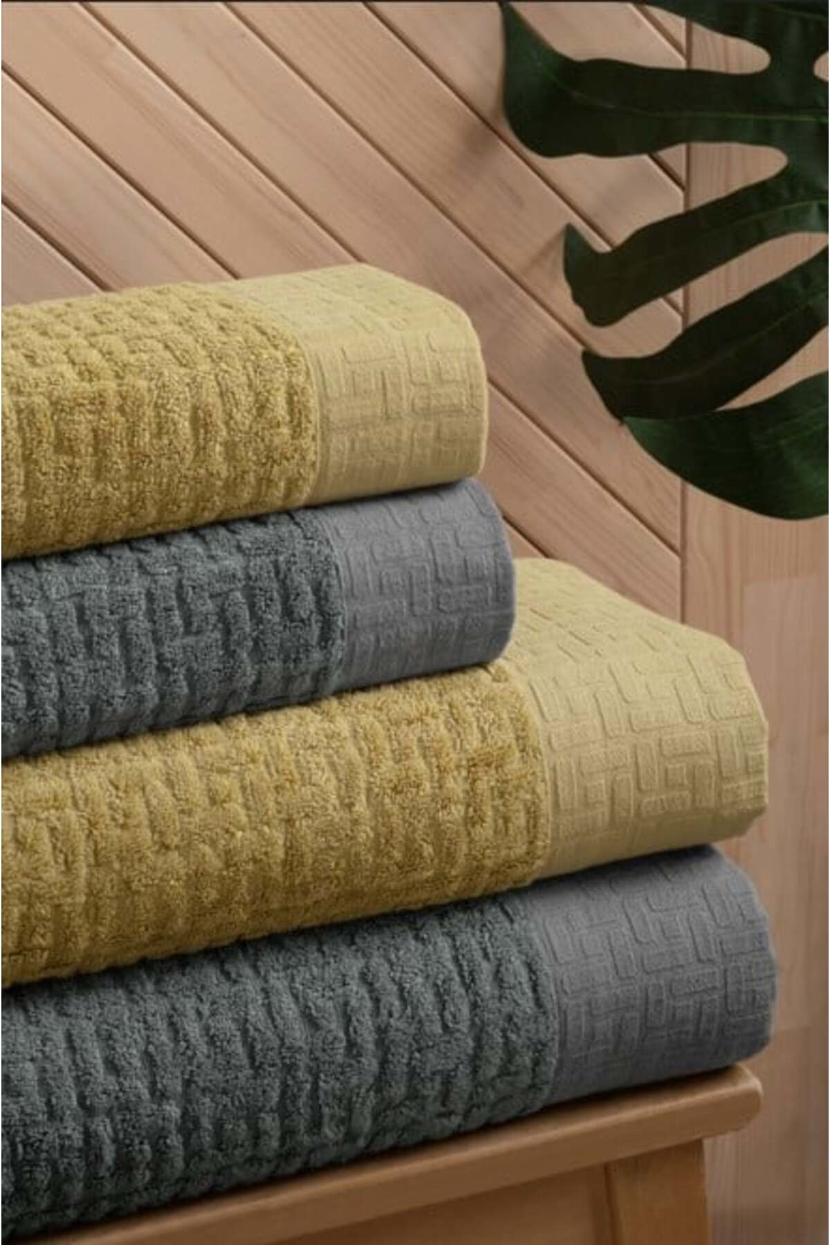 Altınbaşak Banyo Seti Antrasit Hardal