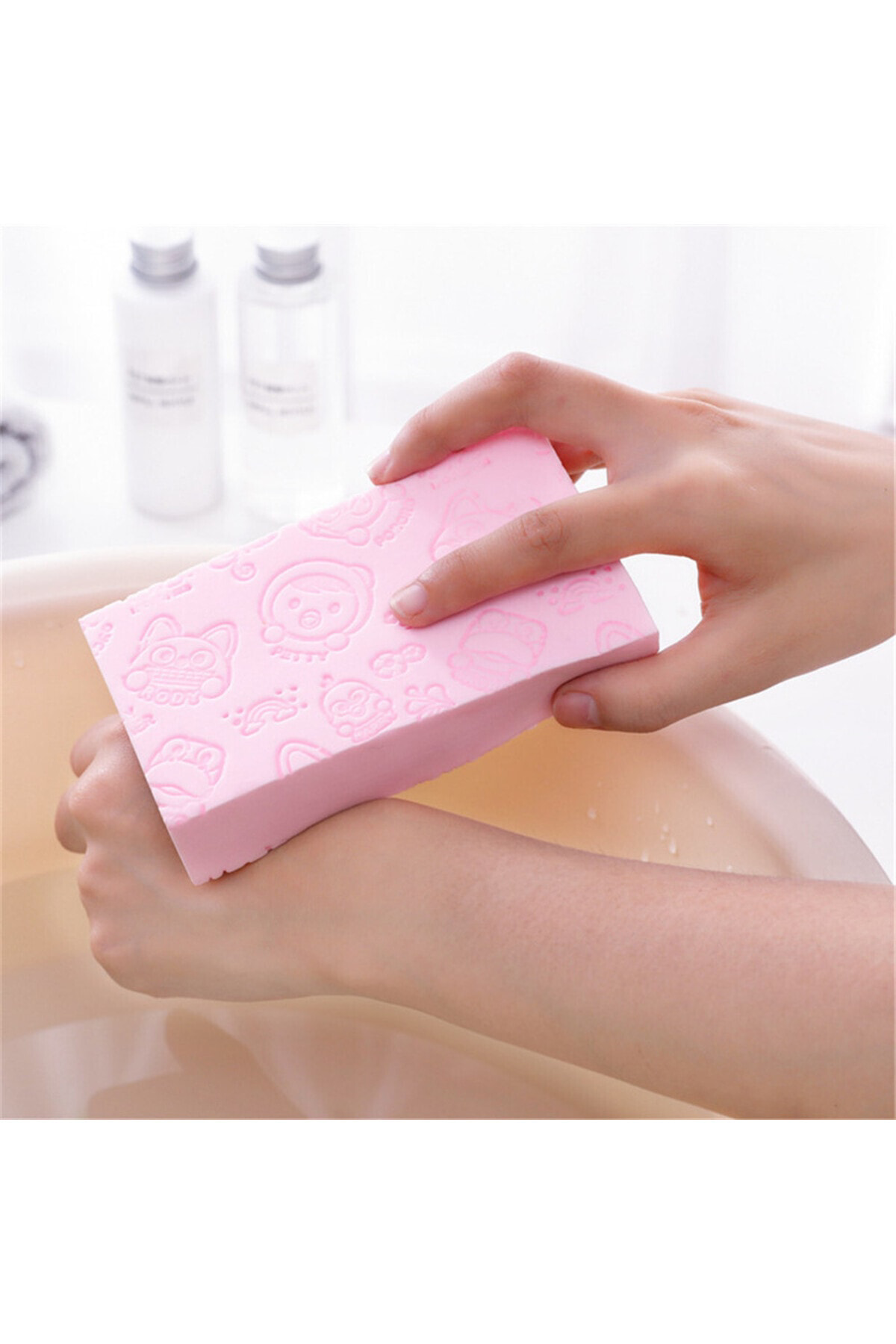 Banyo Sünger Vücut Ölü Cilt Sökücü Peeling Masaj Temizlik Yetişki