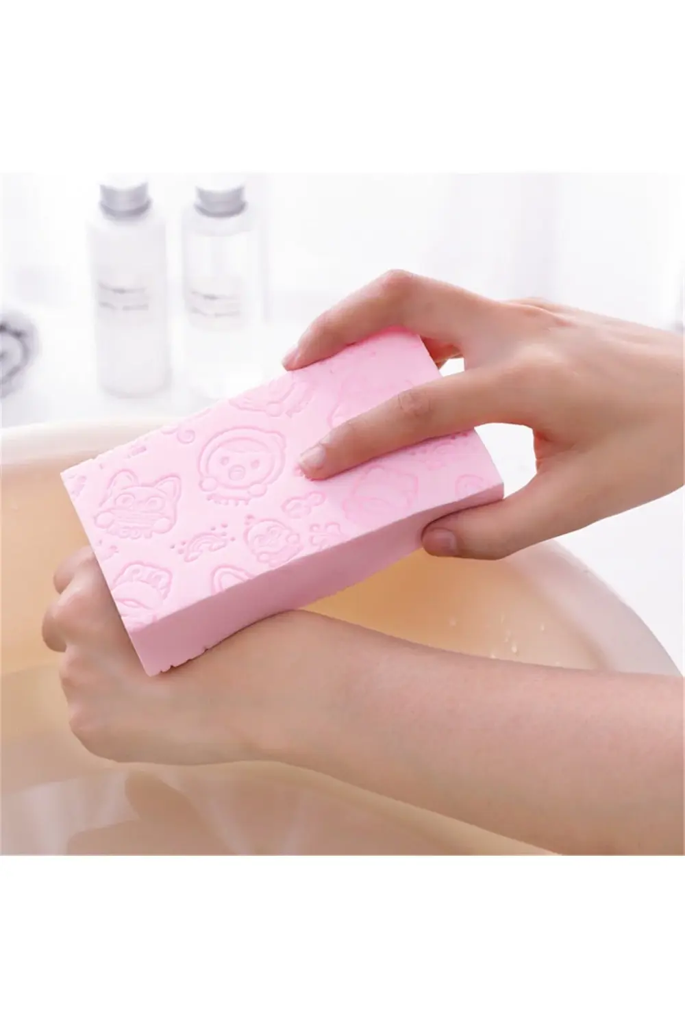 Banyo Sünger Vücut Ölü Cilt Sökücü Peeling Masaj Temizlik Yetişki
