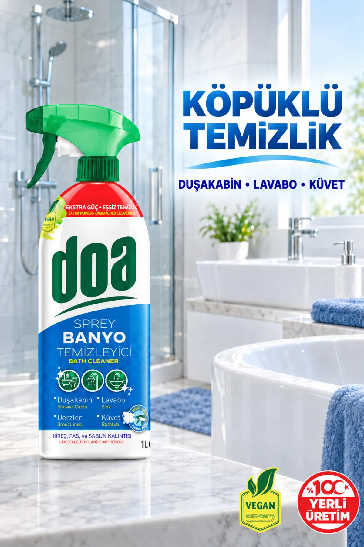 BANYO TEMIZLEYICI SPREY / 1000 ML - Görsel 4