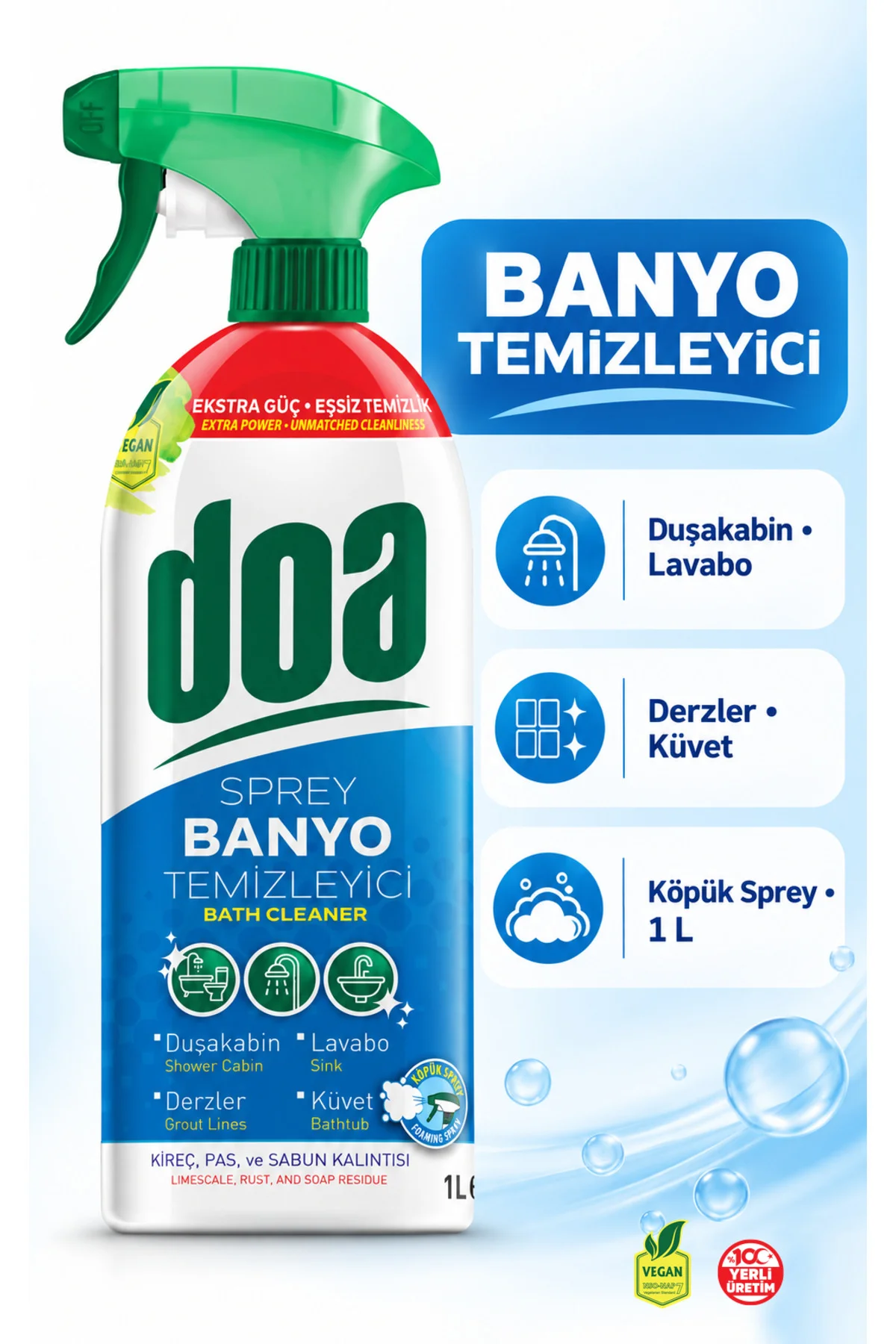 BANYO TEMIZLEYICI SPREY / 1000 ML - Görsel 2