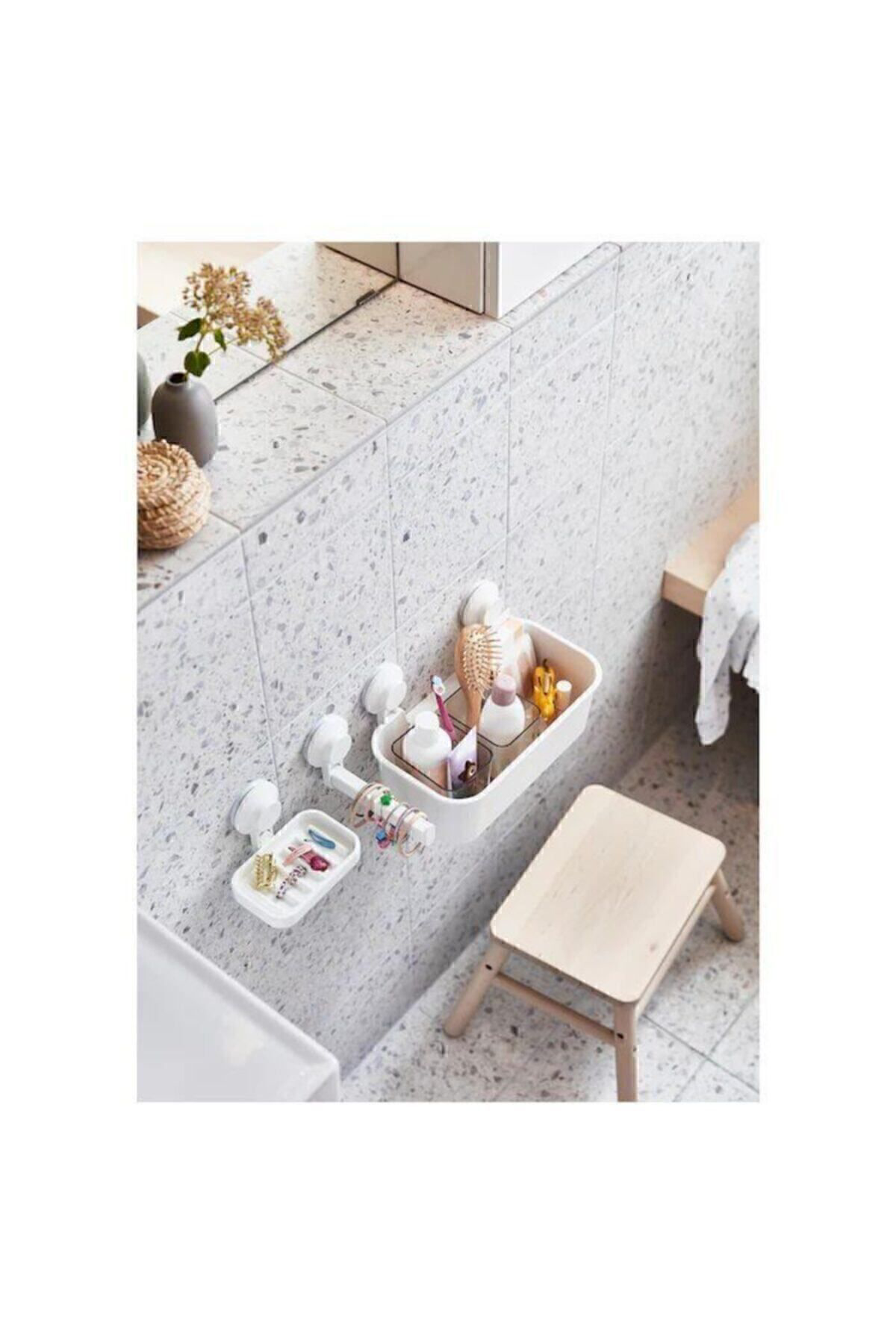 İkea Banyo Tuvalet Kağitliği Vantuzlu 15 Cm Alet Gerekmeden Kolayca Mo