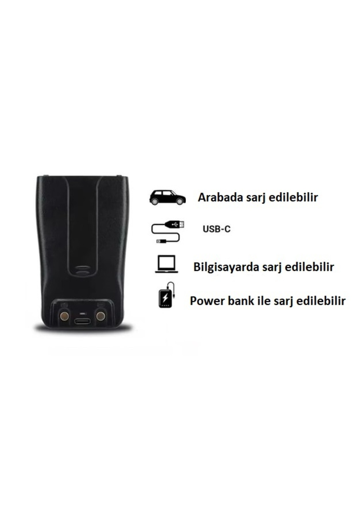 Baofeng 2 Adet 16 Kanal Uhf 400-470mhz Telsiz TYPE-C BATARYA 2026