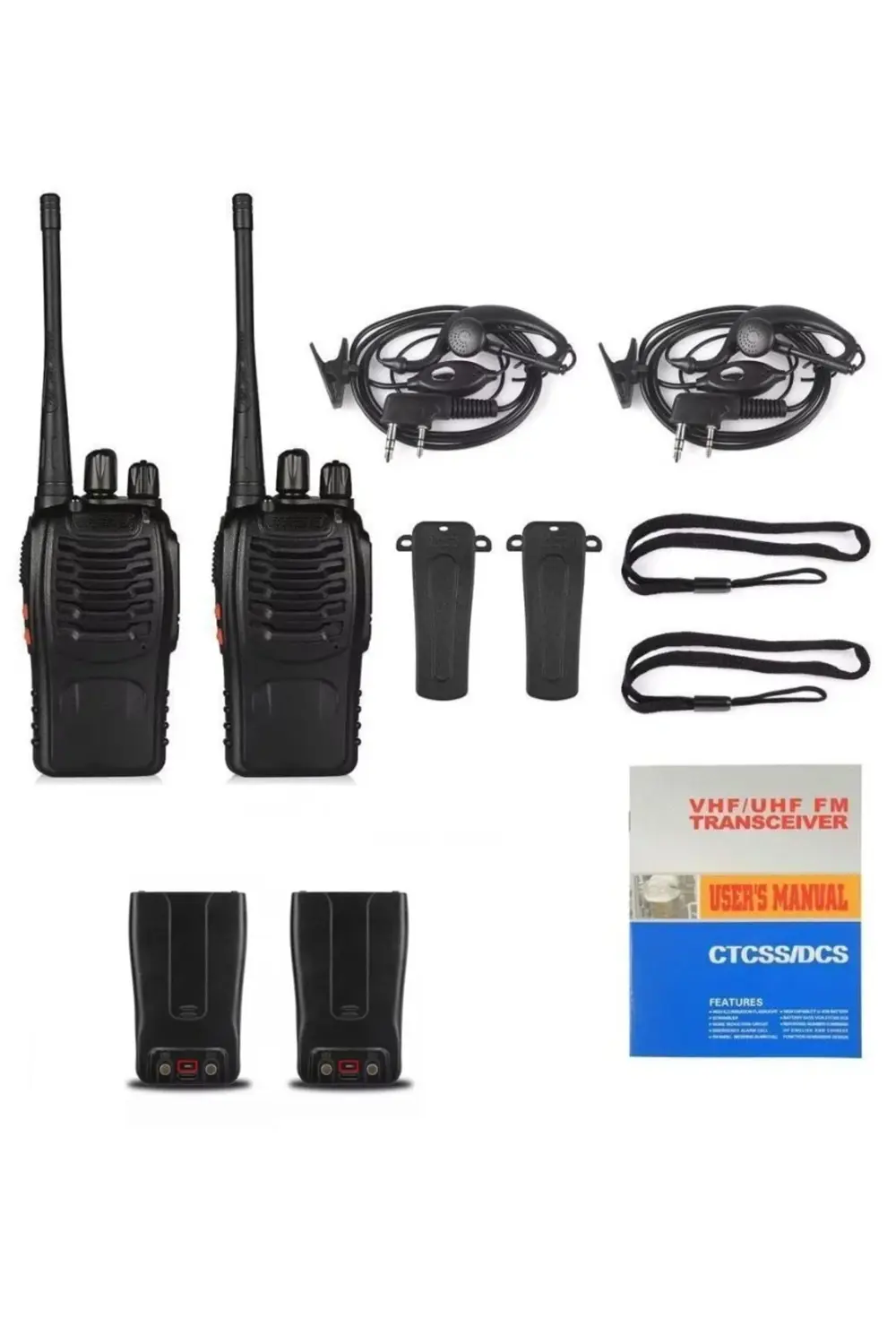 Baofeng 2 Adet 16 Kanal Uhf 400-470mhz Telsiz TYPE-C BATARYA 2026