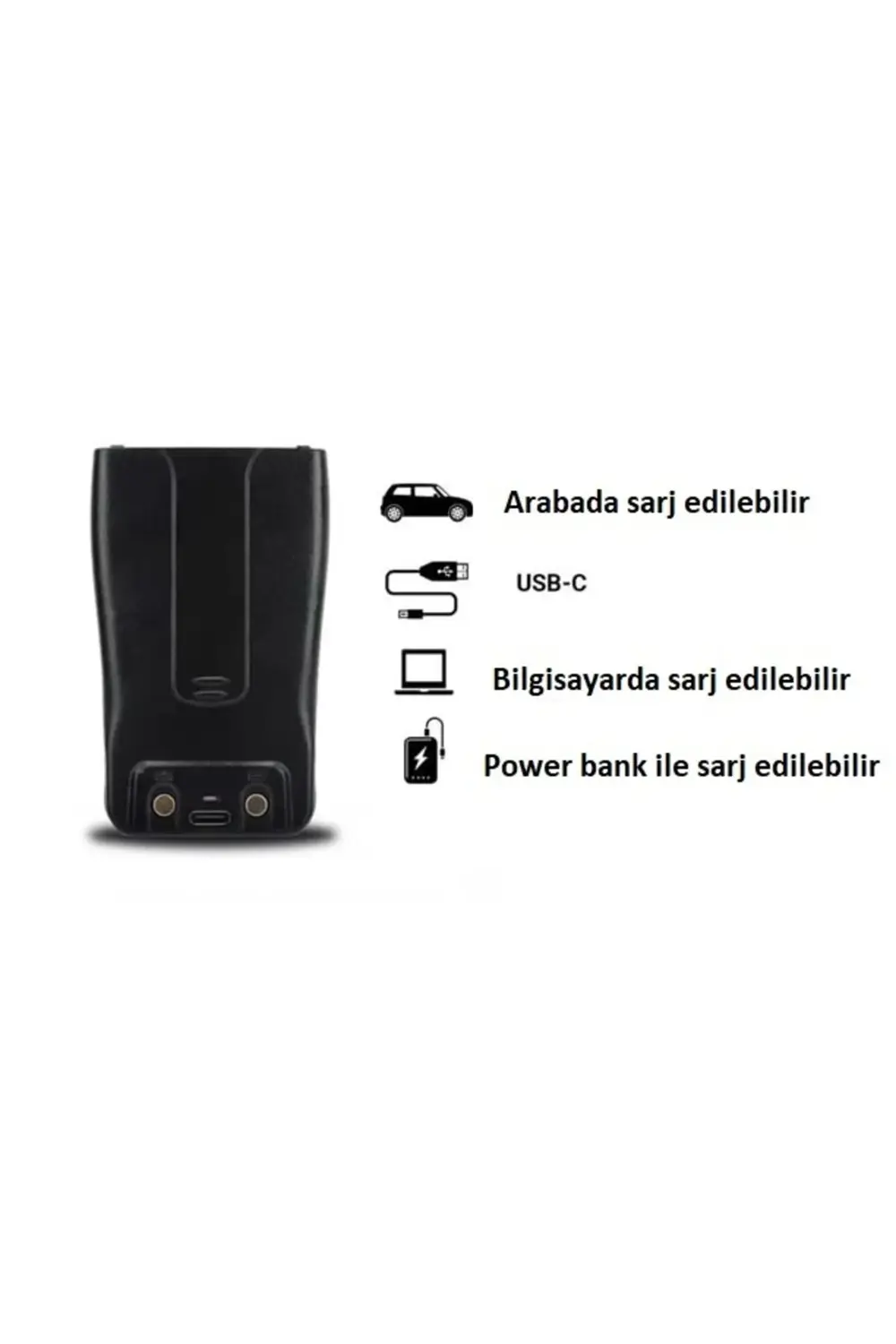 Baofeng 2 Adet 16 Kanal Uhf 400-470mhz Telsiz TYPE-C BATARYA 2026