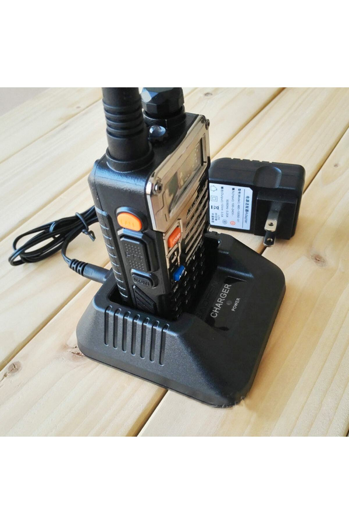Baofeng 5R + Plus Masaüstü Şarj Tablası Adaptorlu