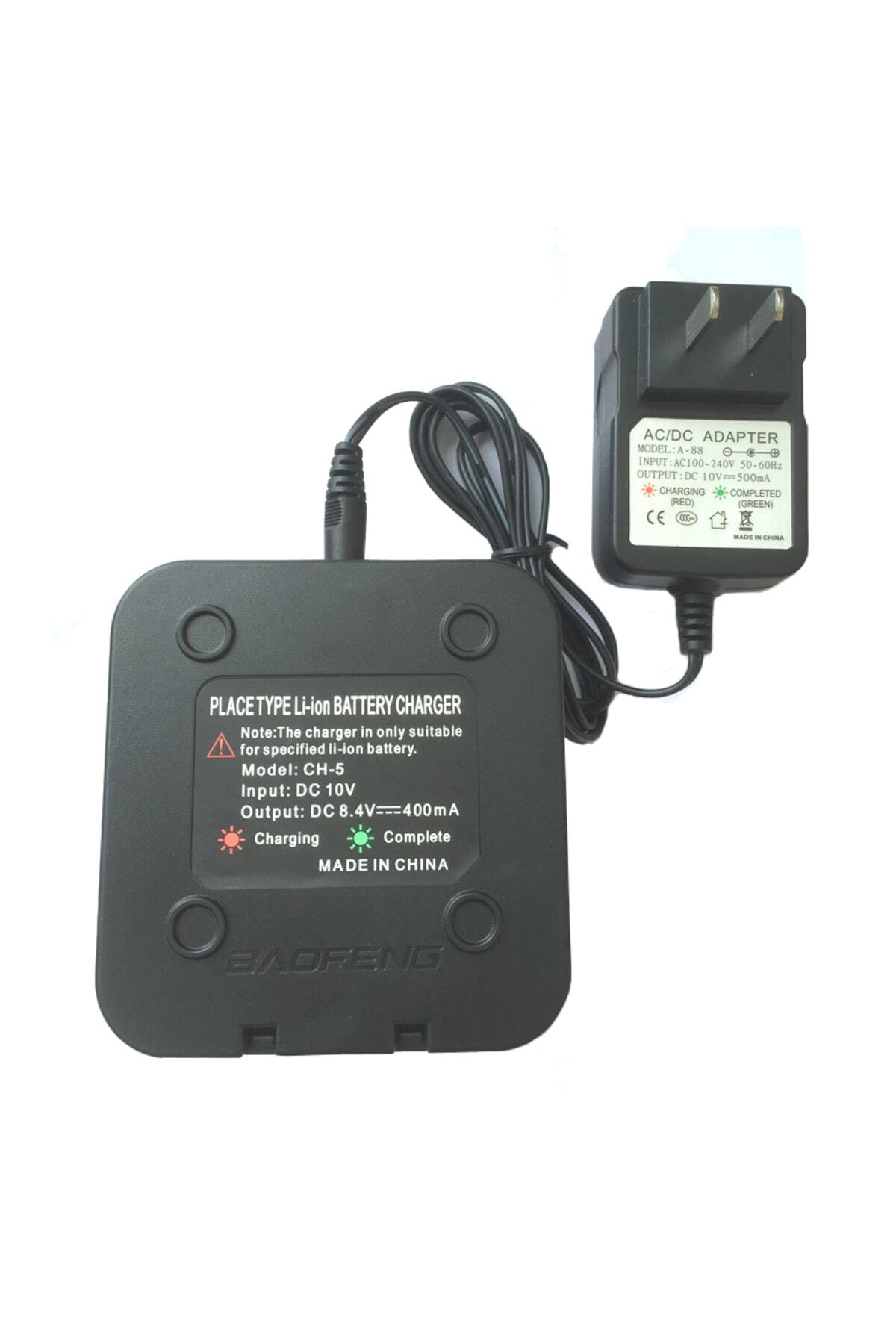 Baofeng 5RE Masaüstü Şarj Tablası Adaptorlu