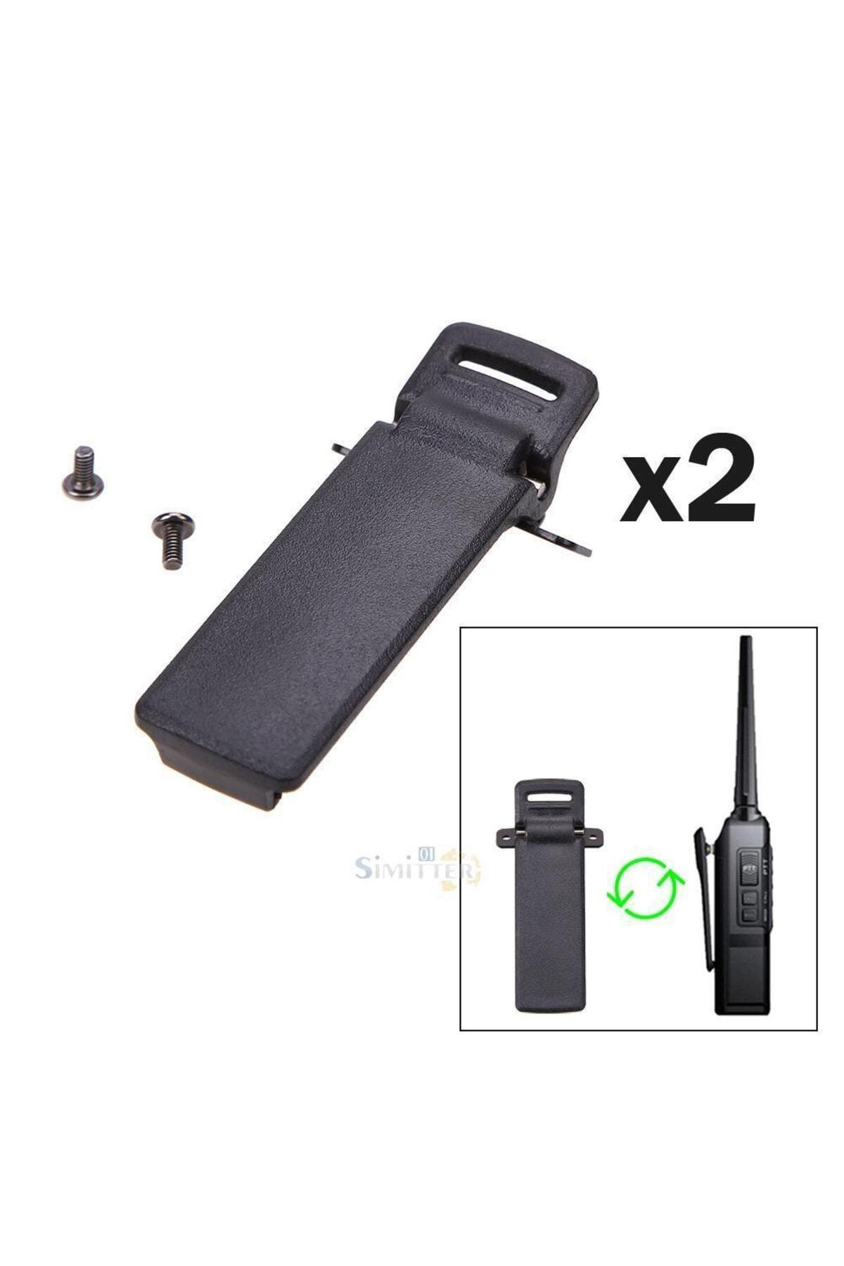 Baofeng Bf-f8 Uv-5re Plus Telsiz Kemer Klipsi Plastik Aparat