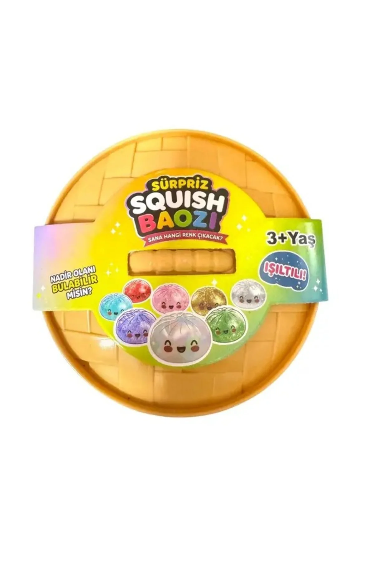 Baozı Squishy Dumpling Sürpriz Paket Renkli Simli Çin Mantısı Sukuşi Kutulu Büyük Boy 10x10 cm Fiyatı, Yorumları ve Özellikleri