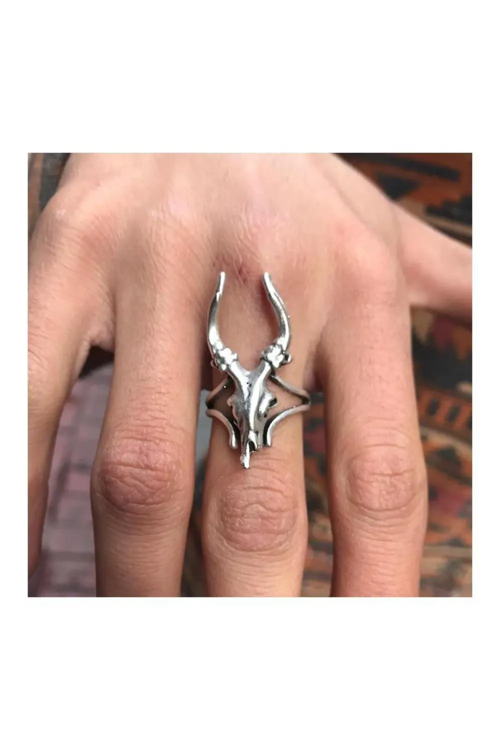 Baphomet Ayarlanabilir Yüzük