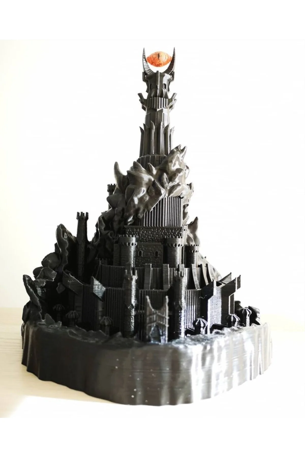 Barad-dur The Dark Tower Minyatürü Biblo Dev Boy 24 Cm Lotr (IŞIKSIZ)