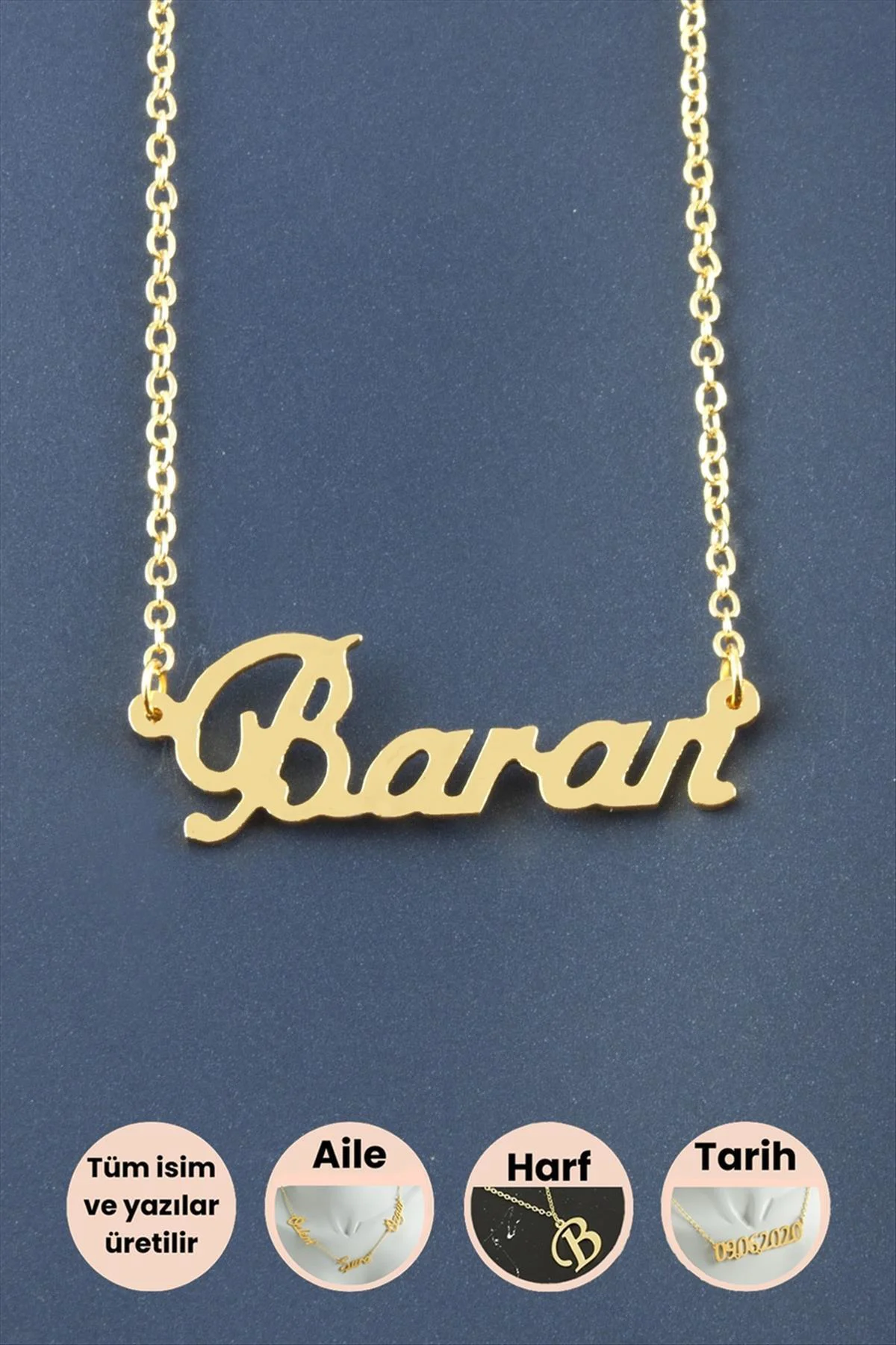 Baran İsimli Kolye
