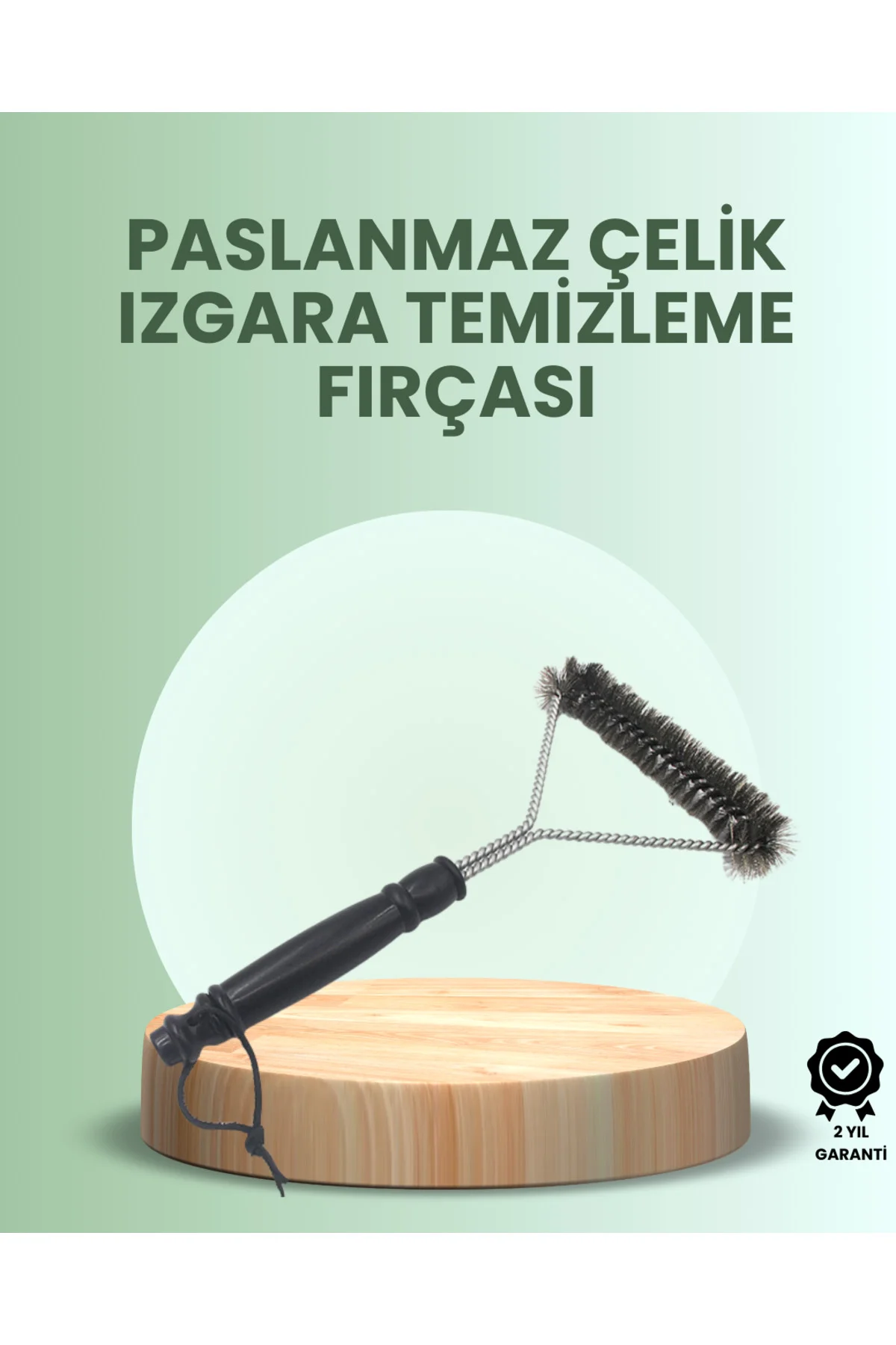 Barbekü ve Mangal İçin Tel Izgara Temizleyici Fırça