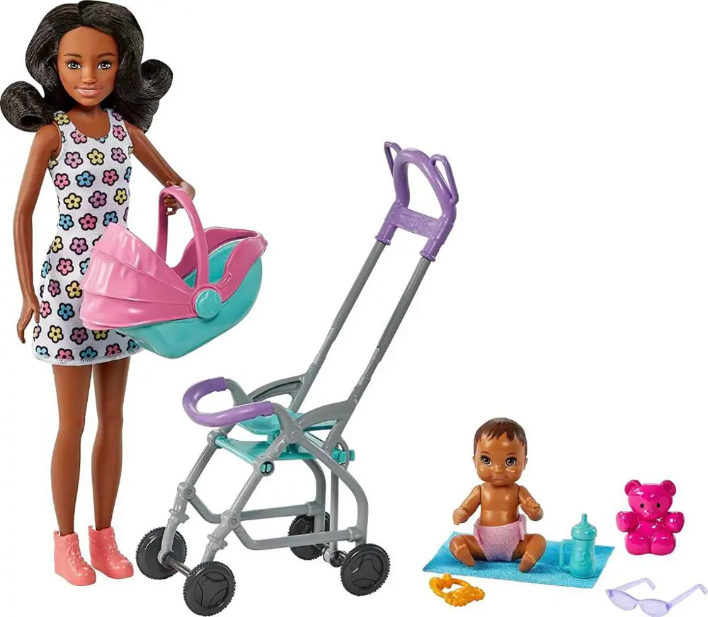 Barbie Bebek Bakıcısı Bebeği ve Aksesuarları Oyun Seti FHY97-HHB6