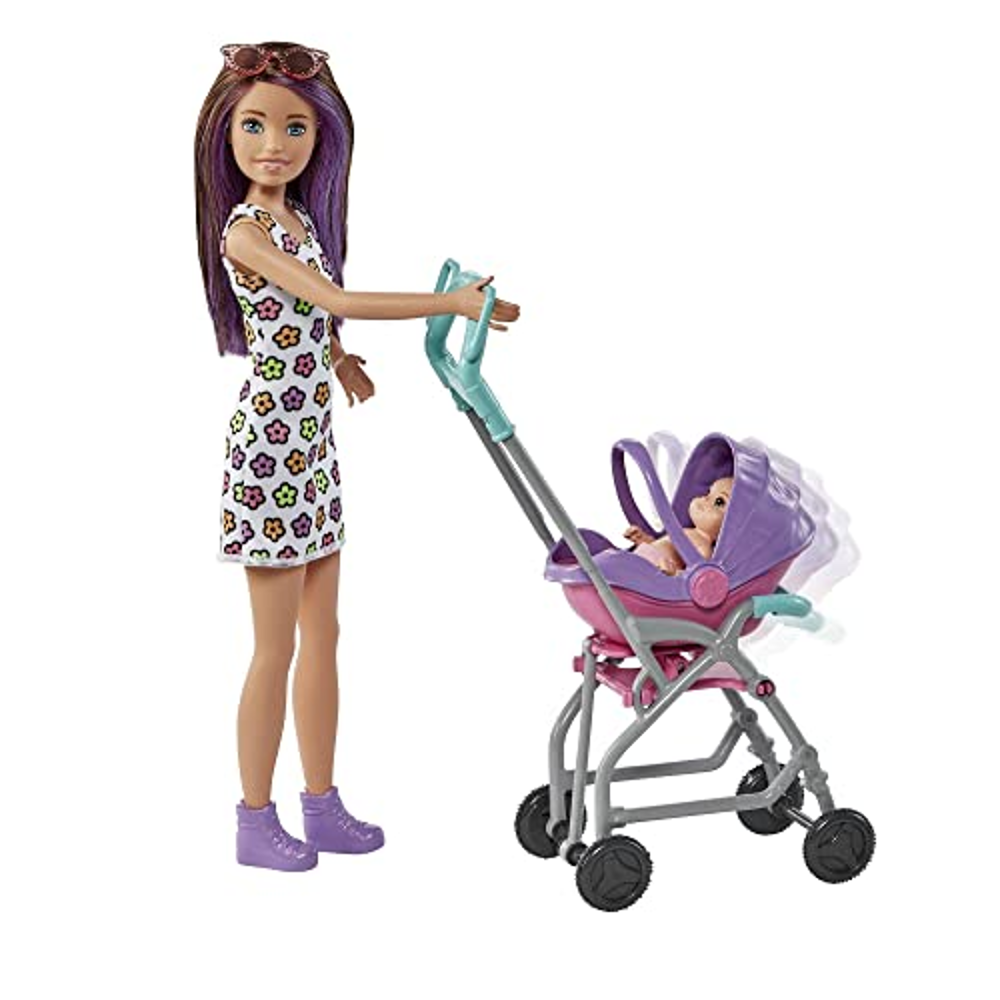 Barbie Bebek Bakıcısı Bebeği ve Aksesuarları Oyun Seti FHY97-GXT3