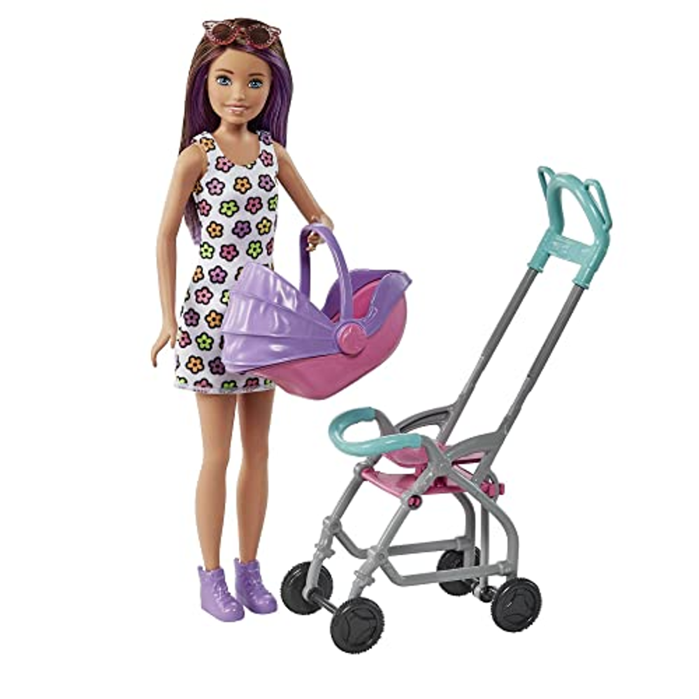Barbie Bebek Bakıcısı Bebeği ve Aksesuarları Oyun Seti FHY97-GXT3