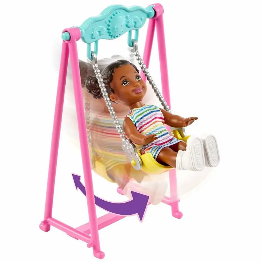 Barbie Bebek Bakıcısı Skipper Oyun Evi Seti HHB67 Barbie Bebek Bakıcısı Skipper Oyun Evi Seti HHB67