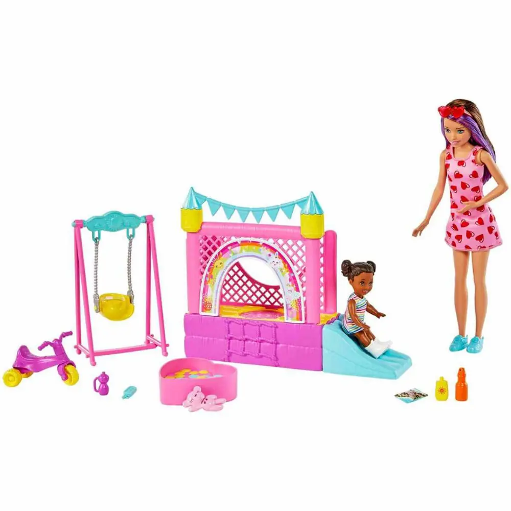 Barbie Bebek Bakıcısı Skipper Oyun Evi Seti HHB67 Barbie Bebek Bakıcısı Skipper Oyun Evi Seti HHB67