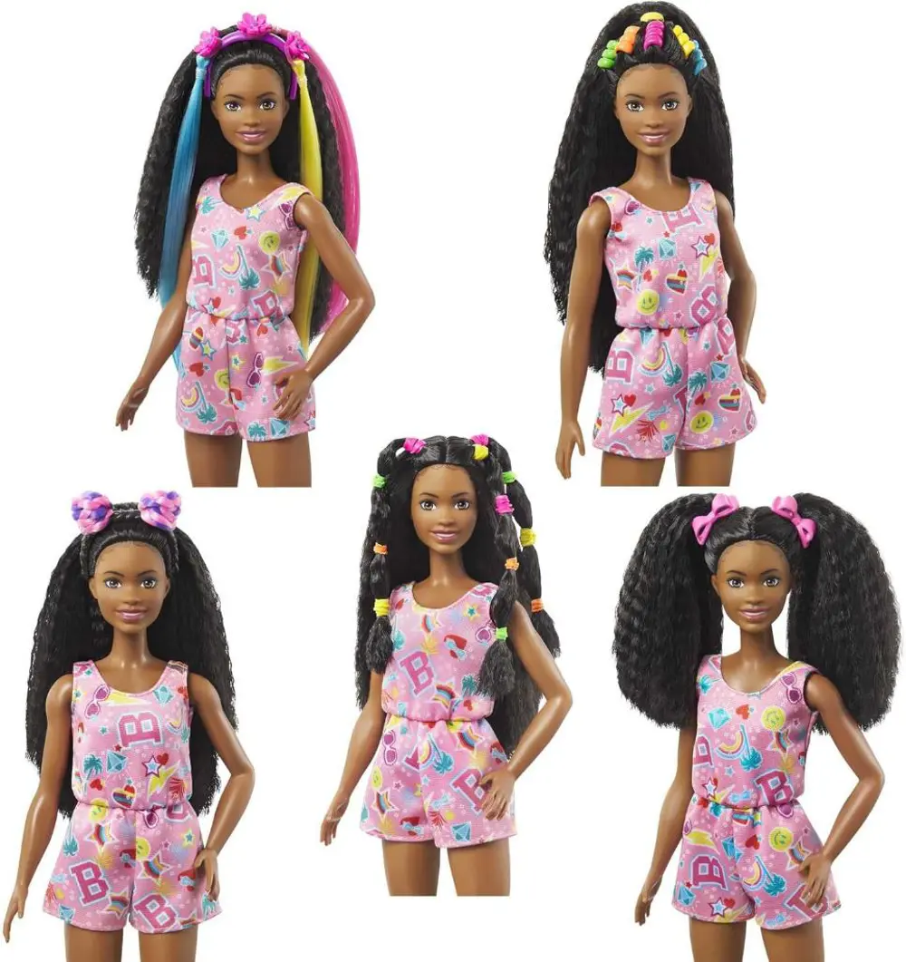 Barbie Brooklyn Eğlenceli Saçlar Oyun Seti HHM39 Barbie Brooklyn Eğlenceli Saçlar Oyun Seti HHM39