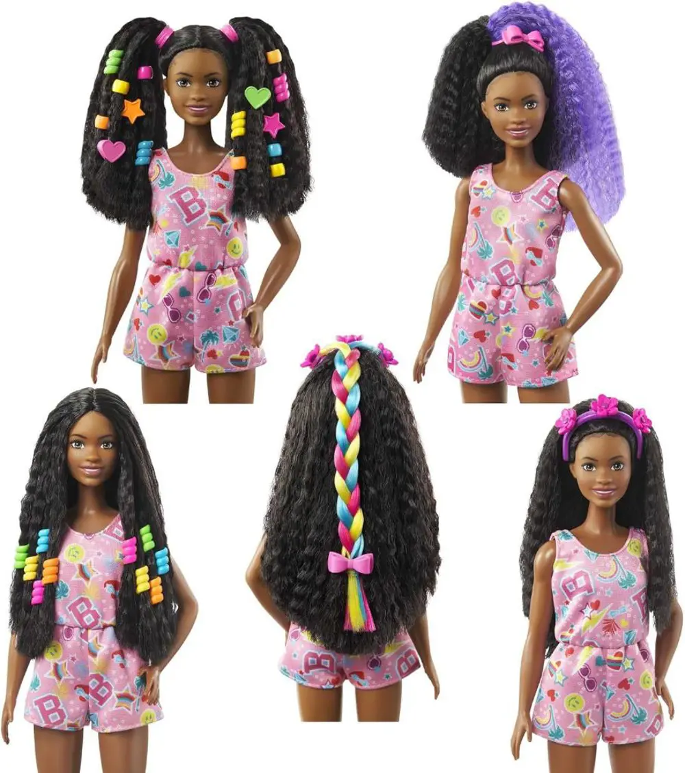 Barbie Brooklyn Eğlenceli Saçlar Oyun Seti HHM39 Barbie Brooklyn Eğlenceli Saçlar Oyun Seti HHM39