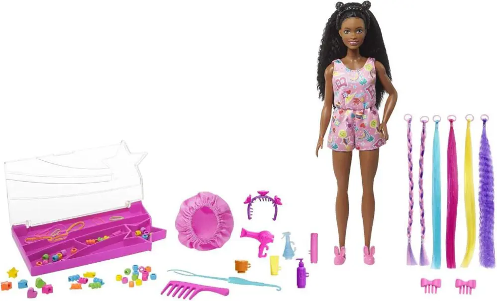 Barbie Brooklyn Eğlenceli Saçlar Oyun Seti HHM39 Barbie Brooklyn Eğlenceli Saçlar Oyun Seti HHM39